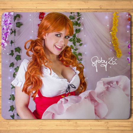 Mouse Pad Retangular Nami Whole Cake Island por Gaby Sá - One Piece